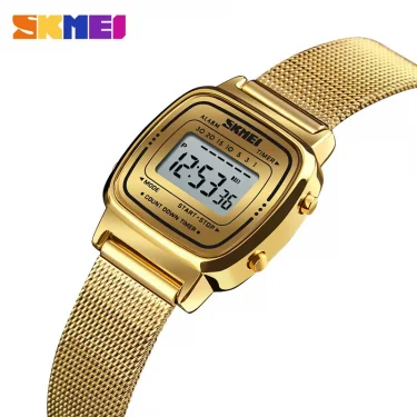 SKMEI Fashion Sport Watch Women Top brands Luxury 3Bar Waterproof Ladies Watches Small Dial Digital Watch Relogio Feminino 1252 1
