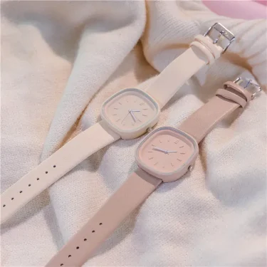 Ins Design Watch for Female Student with High Aesthetic Value Temperament Elementary and High School Minimalist Style Wristwatch 2