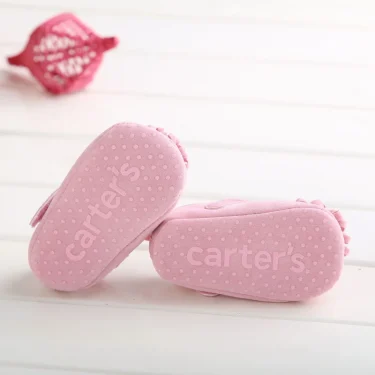 0-18 Months Newborn Baby Girl Walking Shoes Princess Shoes Little Baby Soft Bottom Anti Drop Girls Toddler Shoes 4