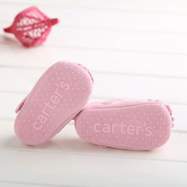 0-18 Months Newborn Baby Girl Walking Shoes Princess Shoes Little Baby Soft Bottom Anti Drop Girls Toddler Shoes 4