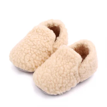 Baby Autumn and Winter Prewalking Shoes Non-slip Sole Soft Cotton Covered Winter Baby Shoes 2
