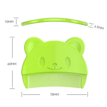 2pcs Baby Care Accessories Fetal Head Fat Comb Infant Bathing Soft Comb Newborn Hair Cleaning Supplies Infant Comb Head Massager 5