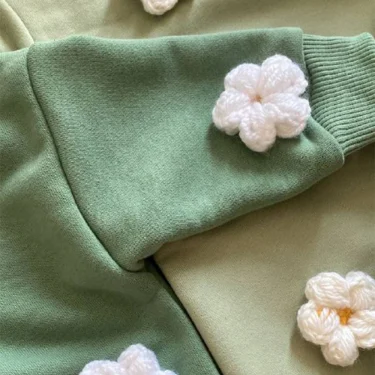 Spring Baby Clothes Flowers Sweatshirt Romper Baby Girl Boys Long Sleeve Bodysuit Clothes Newborn 0-12 Months 24M Jumpsuit 6