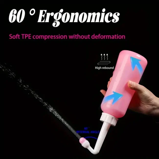 Perineal Irrigation Spray Bottle Portable 12oz Bidet Sprayer for Private Parts Baby Butt Cleaning Tool Postpartum Care Essential 3