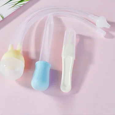 3pcs/box Newborn Baby Safety Nose Cleaner Kids Vacuum Suction Nasal Aspirator Set Infants Medicine Dropper Accessories Baby Care 3