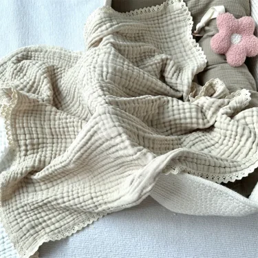 Baby Blanket Newborn 6 Layers Muslin Swaddle Wrap Soft Toddler Kids Bath Towel Infant Baby Crib Stroller Receiving Blankets 6