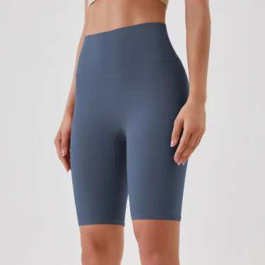 Summer Women Yoga Shorts Naked Feel Sports Shorts  Fitness Tights High Waist Gmy Running Push Up Clothes Workout Cycling Shorts 4