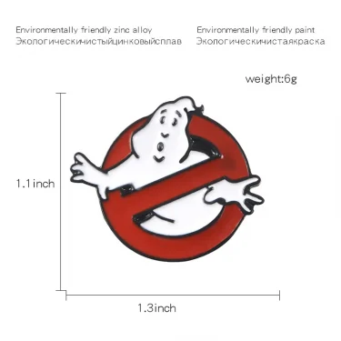 New Creative Movies Ghost Cowboy Brooch Enamel Pins Metal Broches for Women Badge Pines Metalicos Brosche Accessories Gift 6