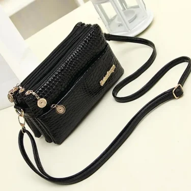 New Production 7 Color Women Messenger Bag Fashion Women Handbag Women Clutch Wallet PU Leather Bag 2