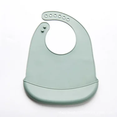 Baby Bib Adjustable Waterproof Bibs Babies Soft Edible Silicone Newborn Saliva Dripping Towel Drooling Children Scarf BPA Free 3