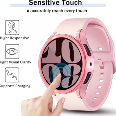 Case for Samsung Galaxy Watch 7 40mm 44mm Screen Protector TPU All-Around Protective Cover for Watch 6/5/4 40mm 44mm Accessories 3