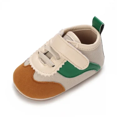 Fashion baby shoesRetro Leather Boy Girl Shoes Multicolor Toddler Rubber Sole Anti-slip First Walkers Infant Newborn Moccasins 5