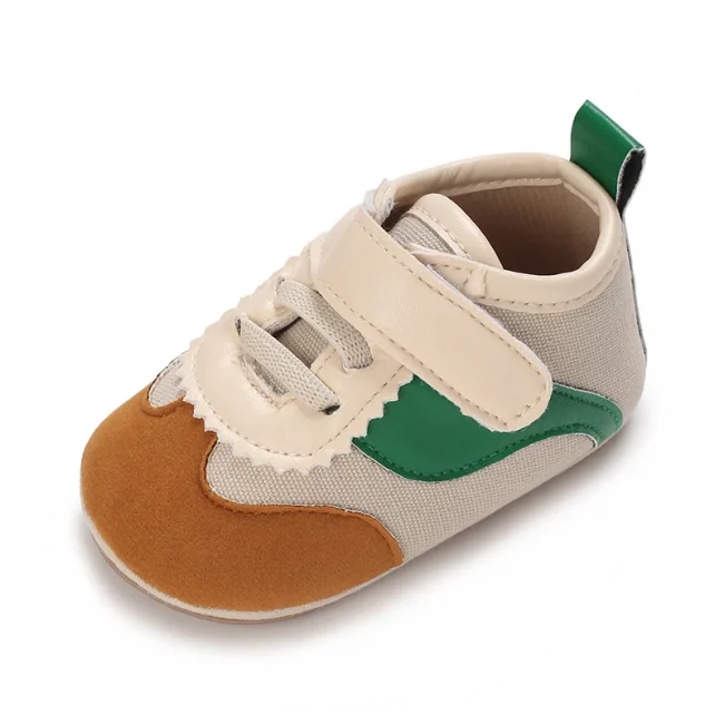 Fashion baby shoesRetro Leather Boy Girl Shoes Multicolor Toddler Rubber Sole Anti-slip First Walkers Infant Newborn Moccasins 5