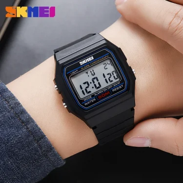 SKMEI 2042 Digital Sport Watch for Men Military Waterproof Calendar Date Week Mens Wristwatches Electronic Thin Clock 1381 Reloj 4