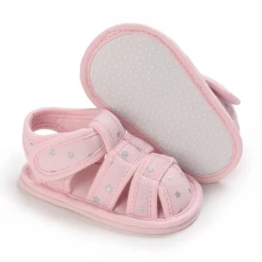 Spring And Autumn Sandals, Princess Shoes, Baby Boys And Baby Girls First Walkers Soft Soled Comfortable Walking Shoes 0-18M 3