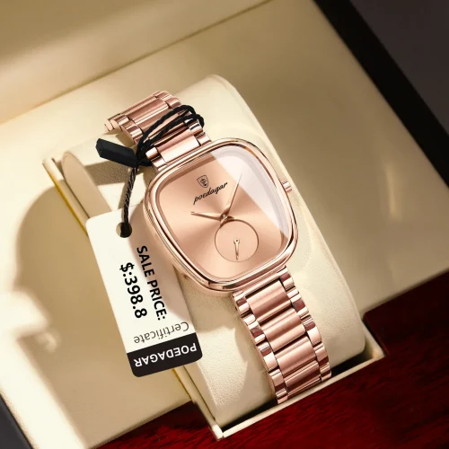 POEDAGAR Luxury Ladies Watch Stainless Steel Waterproof Quartz Watch for Woman High Quality Female Clock Elegant Women's Watches 1