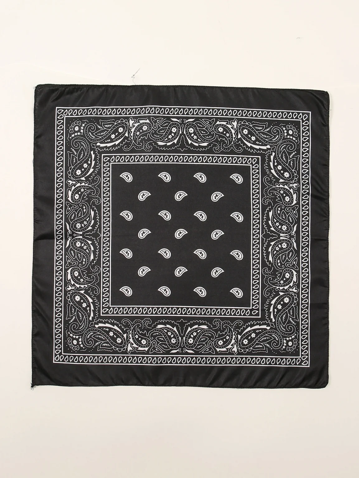 54cm*54cm Fashion Cotton Hip Hop Head Scarf Paisley Square Scarves Headwear Bandanna Hair Band Neck Wrist Wrap Band Accessories 5