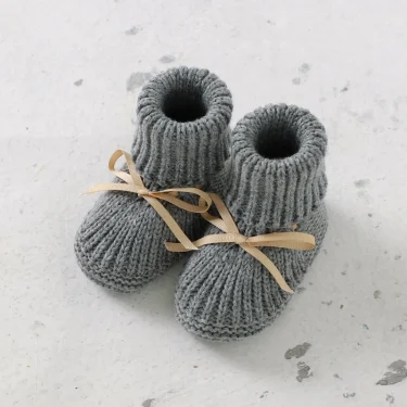 Newborn Boys Girls Indoor Floor Socks Shoes 0-18m Non-Slip Soft Bottom First Shoes 0-18m Infant Netural Solid Knitted Prewalkers 6