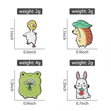 Cute Animal Series Brooch Enamel Pins Cartoon Kawaii Capybara Cat Animal Doctor Dog Brooches Backpack Lapel Badge Jewelry Gift 2