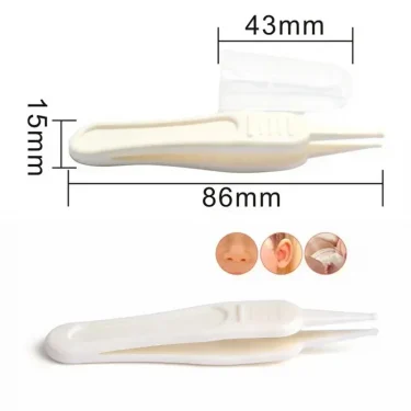 Baby Dig Booger Clip Infants Ear Nose Navel Clean Tools Kids Safety Tweezers Cleaning Forceps Toddler Nasal Cavity Care Supplies 6