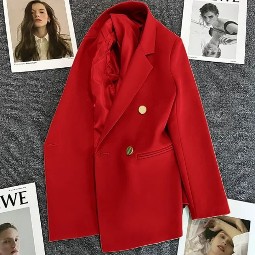 2024 Spring Autumn New Women's Jacket Chic Elegant Casual Sports Female Suit Coat Korean Fashion Jacket Women Blazers Outerwear 1