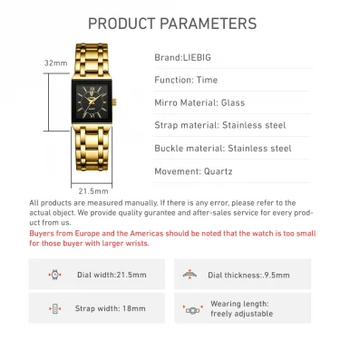 Luxury Golden Quartz Wristwatches For Women Ladies Fashion 30m Waterproof Female Girl Watches Relogio Feminino Clock L1029 6