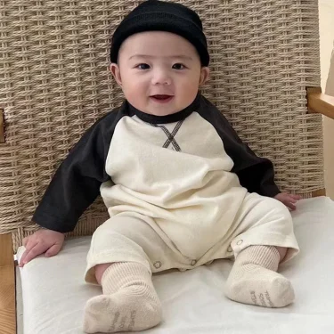 New Spring Autumn Baby Bodysuit Soft Cotton Toddler Jumpsuits for Girls Boys Newborn One-Piece Clothes Korea Style Infant Romper 3