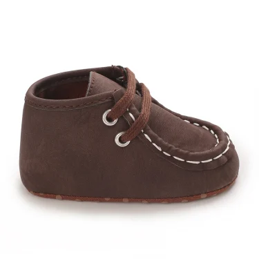 HAIZHIW Baby Canvas Classic Sports Shoes Newborn Boys and Girls Tie One's Shoes First Walkers Shoes Infant Anti slip Baby Shoes 5