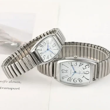 New Arrival Fashion Women Watches Men Elasticity Watch Quartz Male Wristwatch Relogio Feminino Clocks Couples Elastic Band Watch 4
