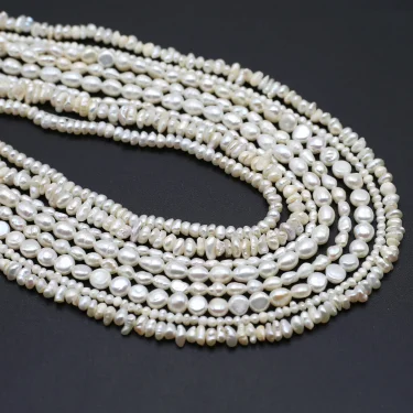 Natural Freshwater Pearls Beaded Irregular Shape Loose Spacer Beads for Jewelry Making Diy Bracelets Necklaces Accessories Gifts 5