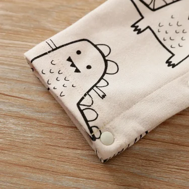 Newborn Clothing Solid Color Fashionable Children's Jumpsuit Long Sleeved Cute Cartoon Dinosaur Girl Boys Autumn/Winter Jumpsuit 6