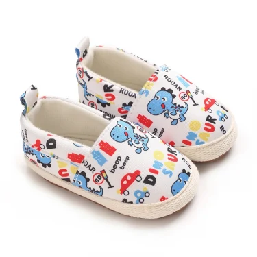 0-18Months Cute Cartoon Newborn Baby Prewalker Girls Boys Casual Shoes Leather Non-Slip Soft-Sole Infant Toddler First Walkers 2