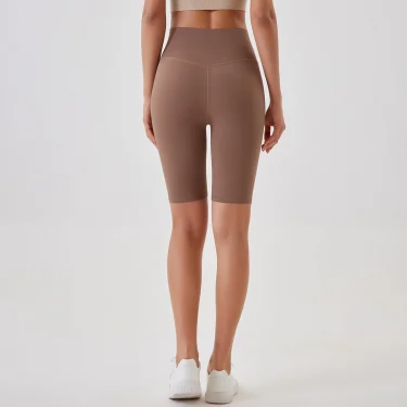 Summer Women Yoga Shorts Naked Feel Sports Shorts  Fitness Tights High Waist Gmy Running Push Up Clothes Workout Cycling Shorts 3