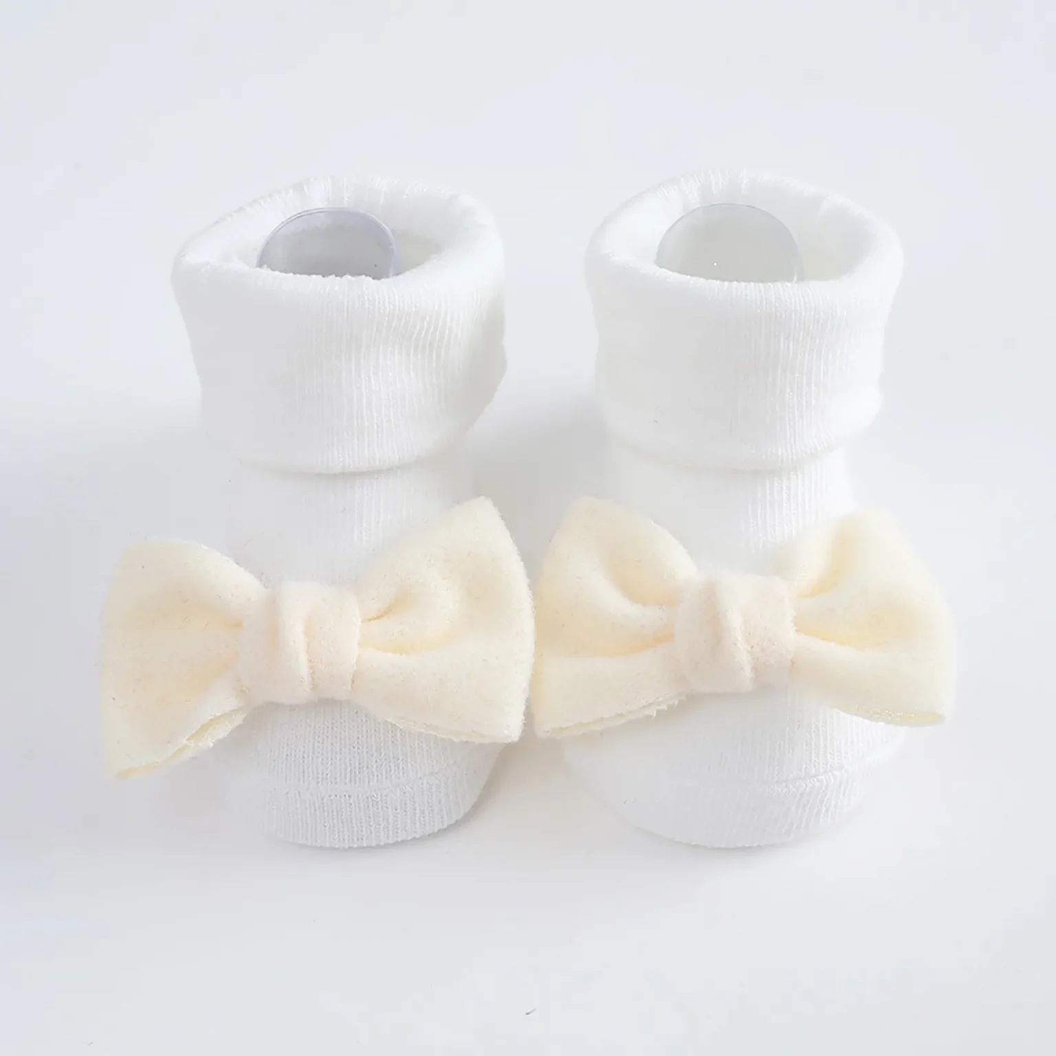 Toddler Baby Girls Socks Shoes Newborn Baby Floor Socks Bowknot Infant Baby Foot Socks First Walkers Prewalker Boots 0-12 Months 5