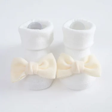 Toddler Baby Girls Socks Shoes Newborn Baby Floor Socks Bowknot Infant Baby Foot Socks First Walkers Prewalker Boots 0-12 Months 5