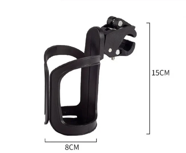 Baby Stroller Cup Holder Rack Bottle Universal 360 Rotatable Cup Holder for Pram Stroller Carrying Case Milk Bottle Cart 1