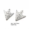 Silver Hollow Brooch