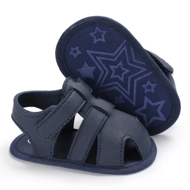New Baby Girl Sandals 0 to 3 6 9 12 18 24 Months PU Leather Soft Toddler Boy Sandals 1 2 Years White Brown Kids Shoes Boutique 6