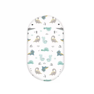 Baby Crib, Bed Sheet Summer Printed Care Desk Wash Cover Suitable for Multiple Sizes Elastic Printed Detachable Outer Cover 4