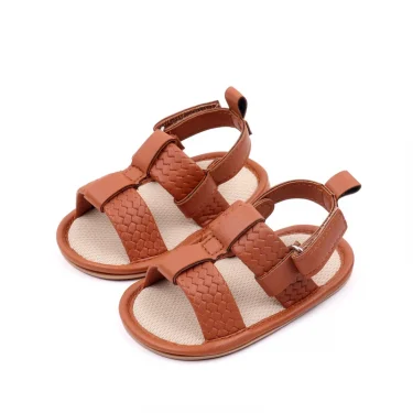 Baby Shoes Summer Sandal Soft PU Casual Walking Shoes Newborn Toddler 0-91-8 Months Boys and Girls 2024 New Baby Fashion BBW4011 3