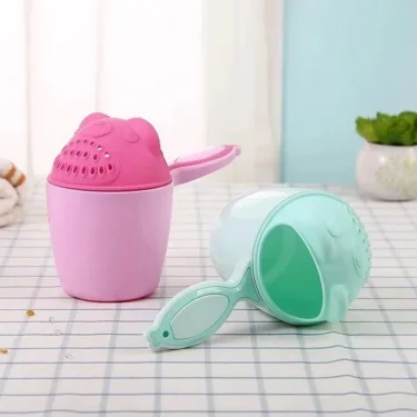 （2 colors）Protect Your Baby Eyes with This Shampoo Rinse Cup Multifunctional Bathing Supplies Shower Tools for Kids 2