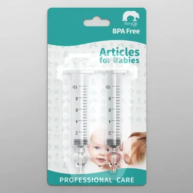 Baby Nose Cleaner 2Pcs Nasal Washer Needle Tube Washer 10ML Infant Nasal Aspirator Cleaner Syringe Washing Baby Care Tools 6