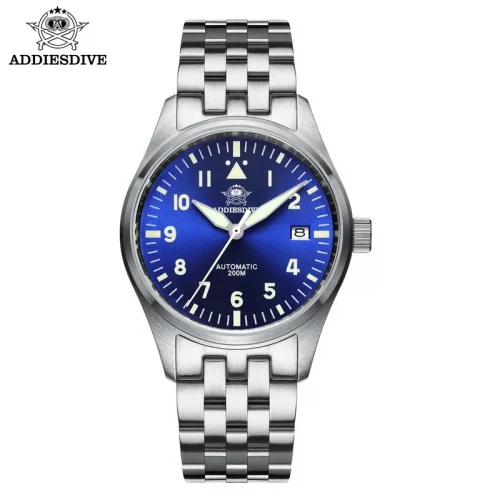 ADDIESDIVE MY-H2 Automatic Mechanical Watches with Blue/Black/Green Dail 200m Dive Luminous Watches Sapphire Steel WristWatches 1