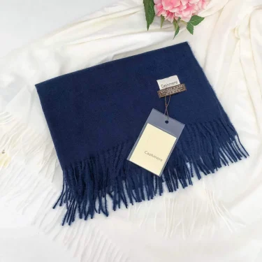 Women Winter Soft Warm Cashmere Scarf Luxury Brand Wool Scarves Khaki Pashmina Shawls Black Men's Poncho Cashmere Scarfs 5