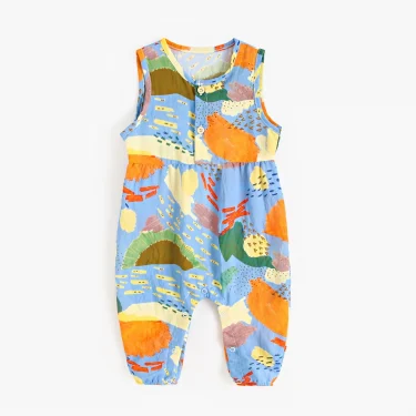Sanlutoz Newborn Girls Jumpsuits Floral Infants Girls Rompers Summer Sleeveless Casual 3
