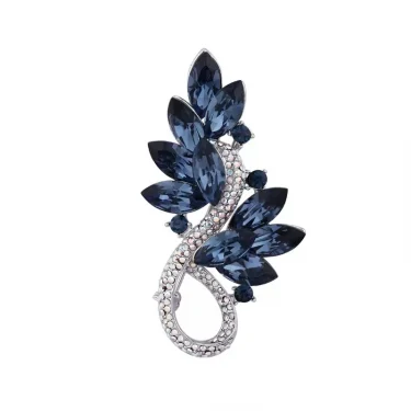 SKEDS Luxury Elegant Women Girls Rhineston Glass Brooches Pins High Quality Exquisite Lady Shining Suit Office Jewelry Corsage 5