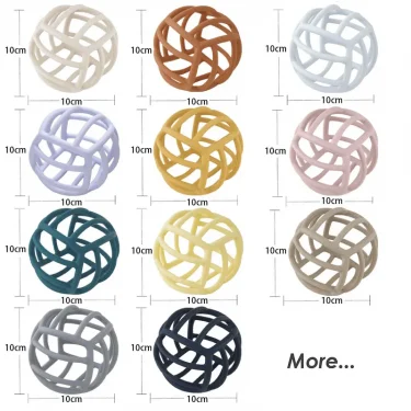 New Arrival Soft Silicone Hand Catching Ball BPA Free Teething Infant Chewing Toy Oral Care Baby Health With Teether Baby Toy 6