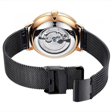 High-end Automatic Mechanical Watch Men's Luxury Brand Fashion Design Casual Male Wristwatch Mesh Waterproof Clock 2025 NEW 5