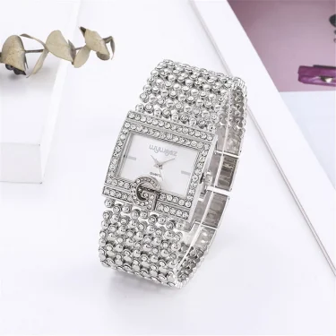 UTHAI W31 Women's Fashion Luxury Diamond G Quartz Watches Clock Lady's Stainless Steel Bracelet Watch Girl Wristbatch Jewelry 5