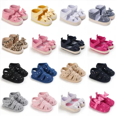 Spring And Autumn Sandals, Princess Shoes, Baby Boys And Baby Girls First Walkers Soft Soled Comfortable Walking Shoes 0-18M 1